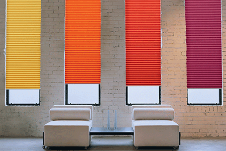 Plissees nach Maas und in unterschiedlichen Farben